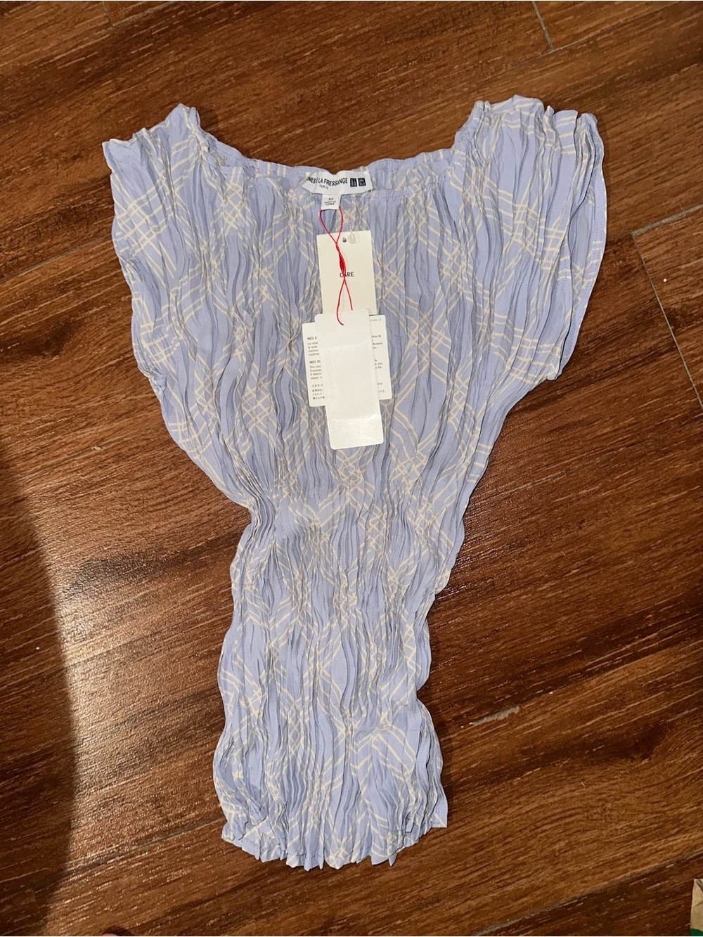 Ines de la Fressange for Uniqlo Short Sleeve Blouse NWT - Picture 3 of 6